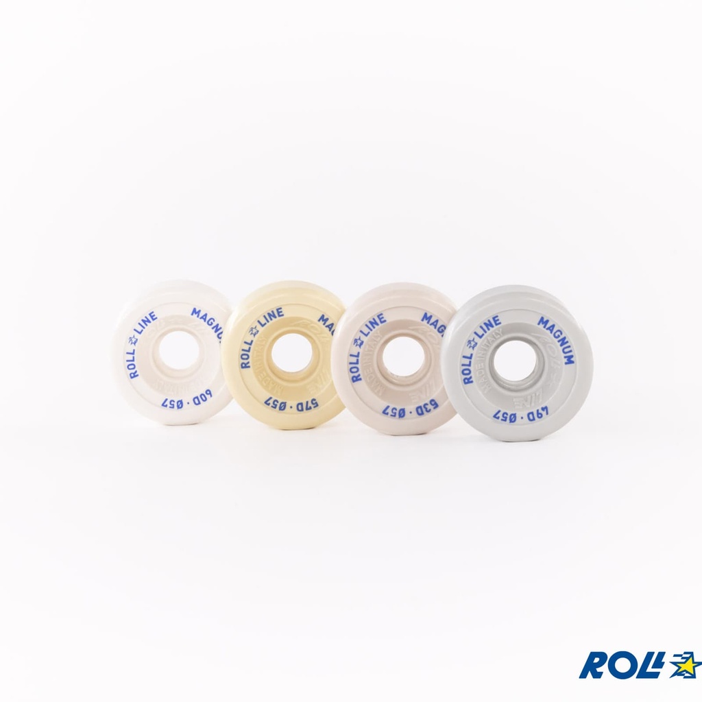 Juego 8 Ruedas Roll Line Magnum (49D Gris)